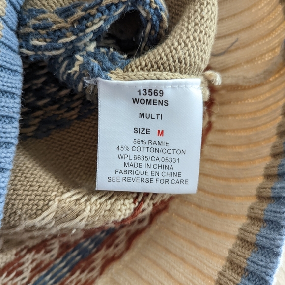 Woolrich | Fair Isle Zipper Front Nordic  Sweater - Picture 10 of 11